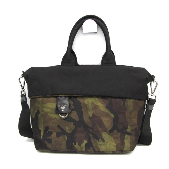 PRADA Black Leather Shoulder Bag - Picture 1 of 12
